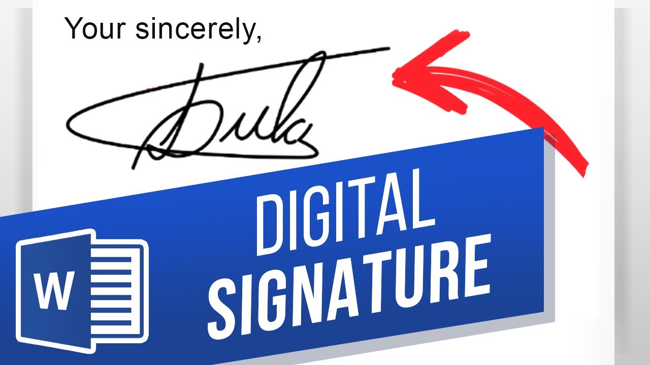 How To Create An Electronic Signature In Word?