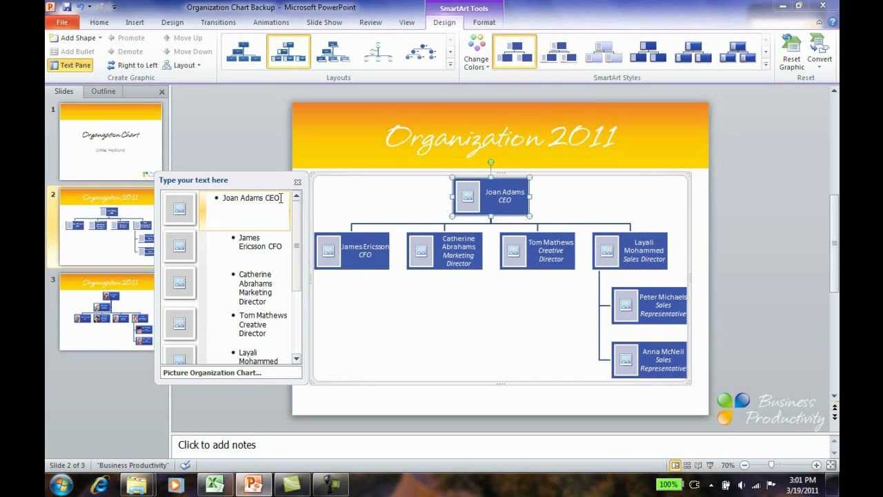 How To Create An Org Chart In Powerpoint?